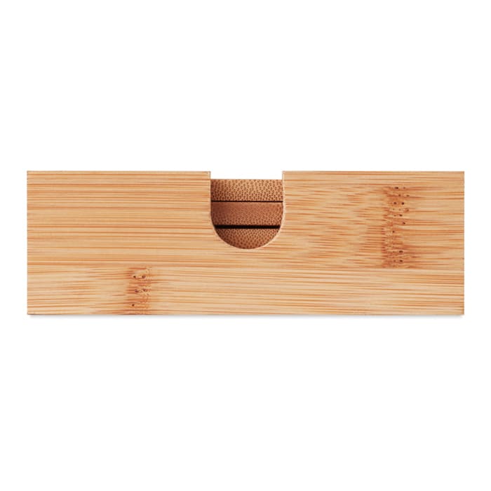Set De 4 Posavasos De Bambú Rectangulares Y Ovalados - Bandejas Pequeñas Para Servir O Decorar - Naturales Y Resistentes Al Agua