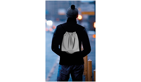 mochila cuerdas reflectante
