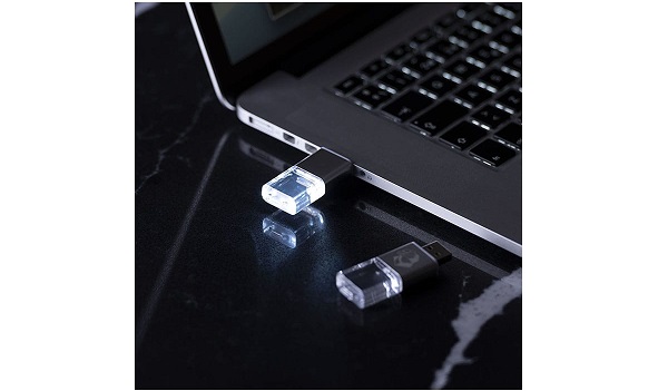 usb luz con logo