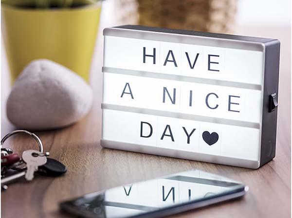 cartel luz personalizado